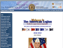 Tablet Screenshot of nevadalegion.org
